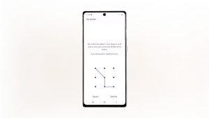 How To Setup The Pattern Screen Lock on Galaxy Note20