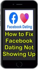 Facebook Dating Not Showing