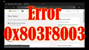 How To Fix The Error 0x803F8003 When Opening A Game on Xbox Series S