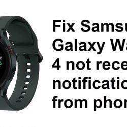 Fix Samsung Galaxy Watch 4 not receiving notifications from phone