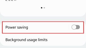 How To Enable Power Saving Mode on Galaxy S22