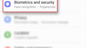 How to Register or Add Fingerprint on Galaxy S22 | Biometrics Security