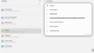 How to Customize Font on Samsung Galaxy Tab S8