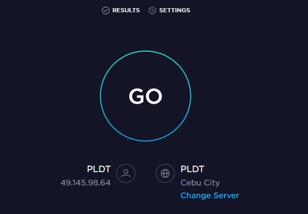 Go to speedtest.net