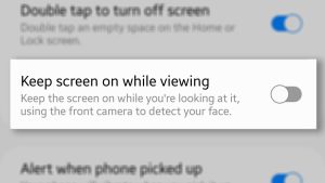 How To Keep Galaxy S22 Screen On